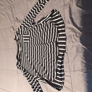 Black striped long sleeve